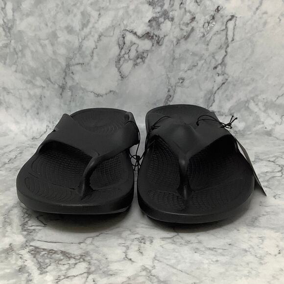 Oofos OOriginal Sandals Black M10 W12 Recovery Footwear Flip Flop P2-57 - Picture 2 of 10